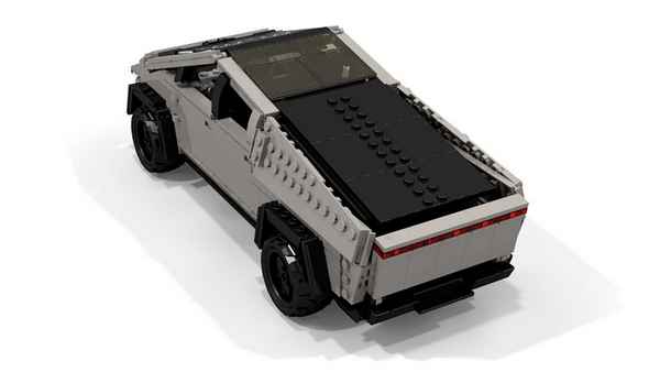 Пикап Tesla Cybertruck в версии Lego оказался круче оригинала  