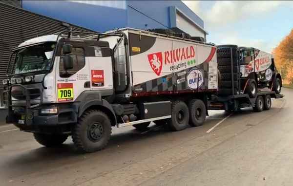 Как гибридный грузовик отправился на Дакар2020 (видео)  