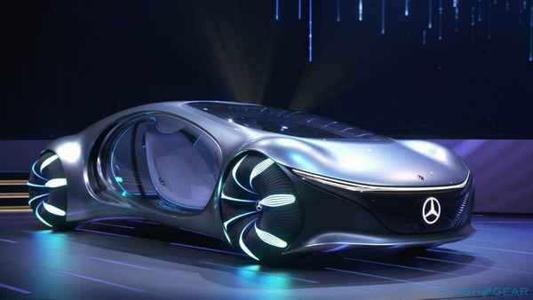 MercedesBenz представил электрокар в стиле Аватара  